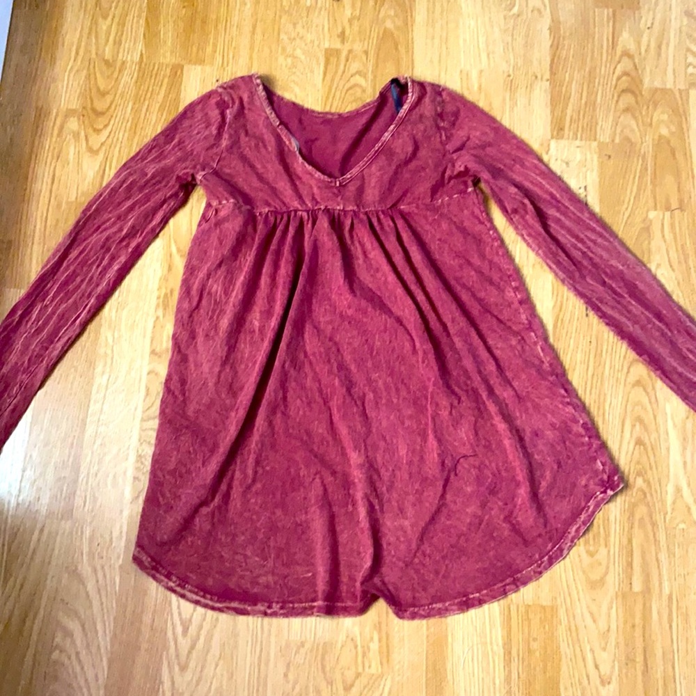 Maroon shirt